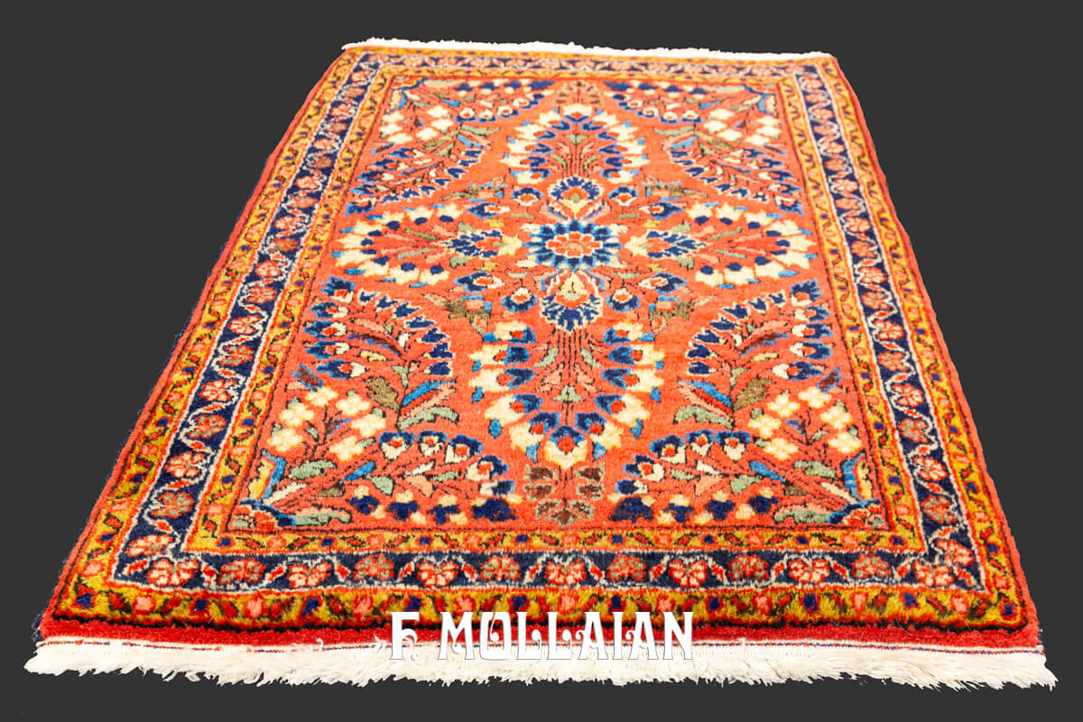 Sarouk Rug Floral Design n°:693847